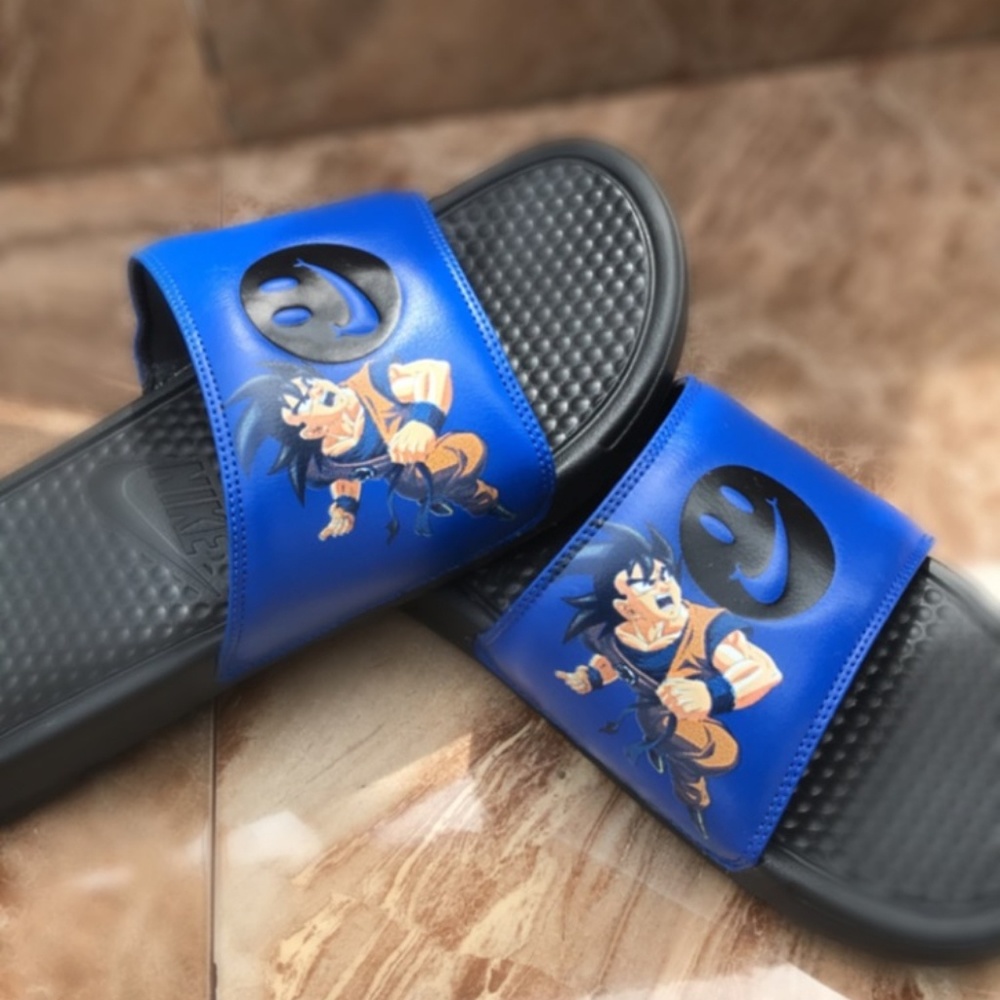 Custom nike slides
